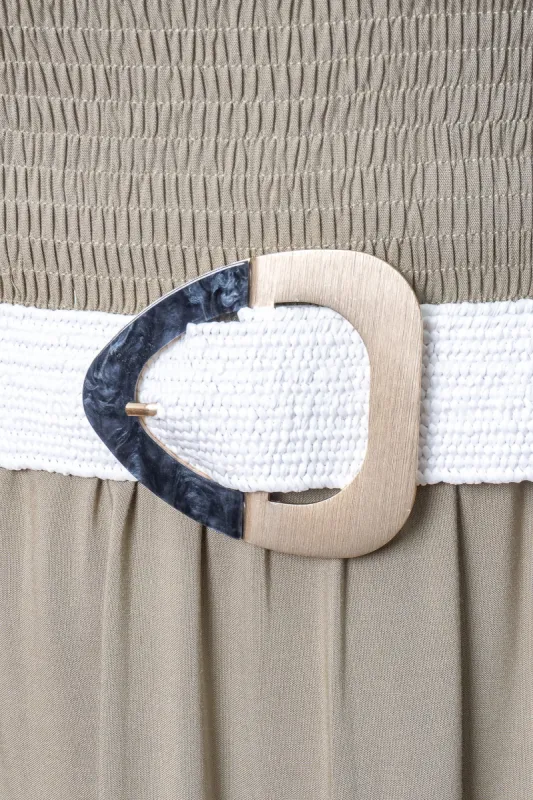 Tigga Belt in White - Final Sale sold by Always Alice