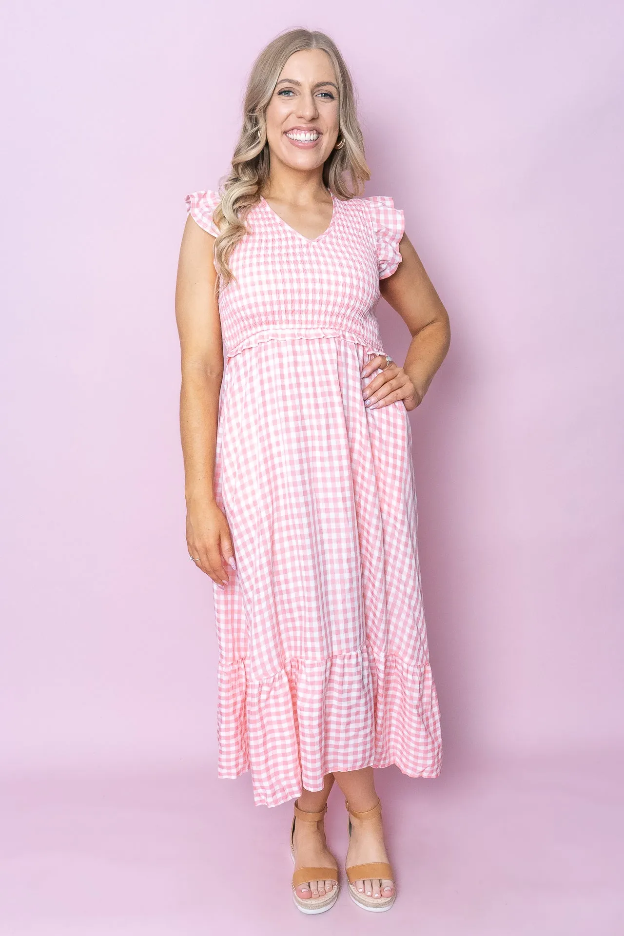 Theodora Dress in Pink sold by Always Alice product image thumbnail 3