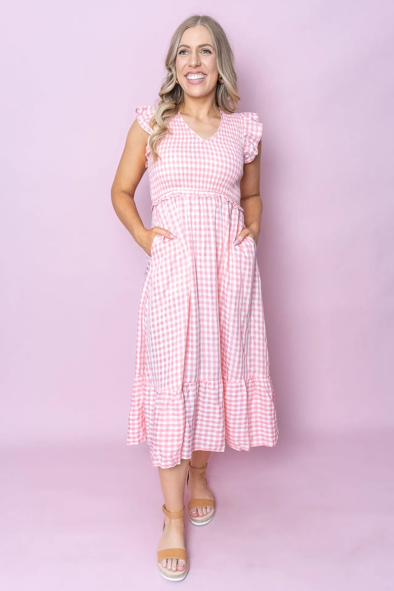 Theodora Dress in Pink sold by Always Alice product image thumbnail 2