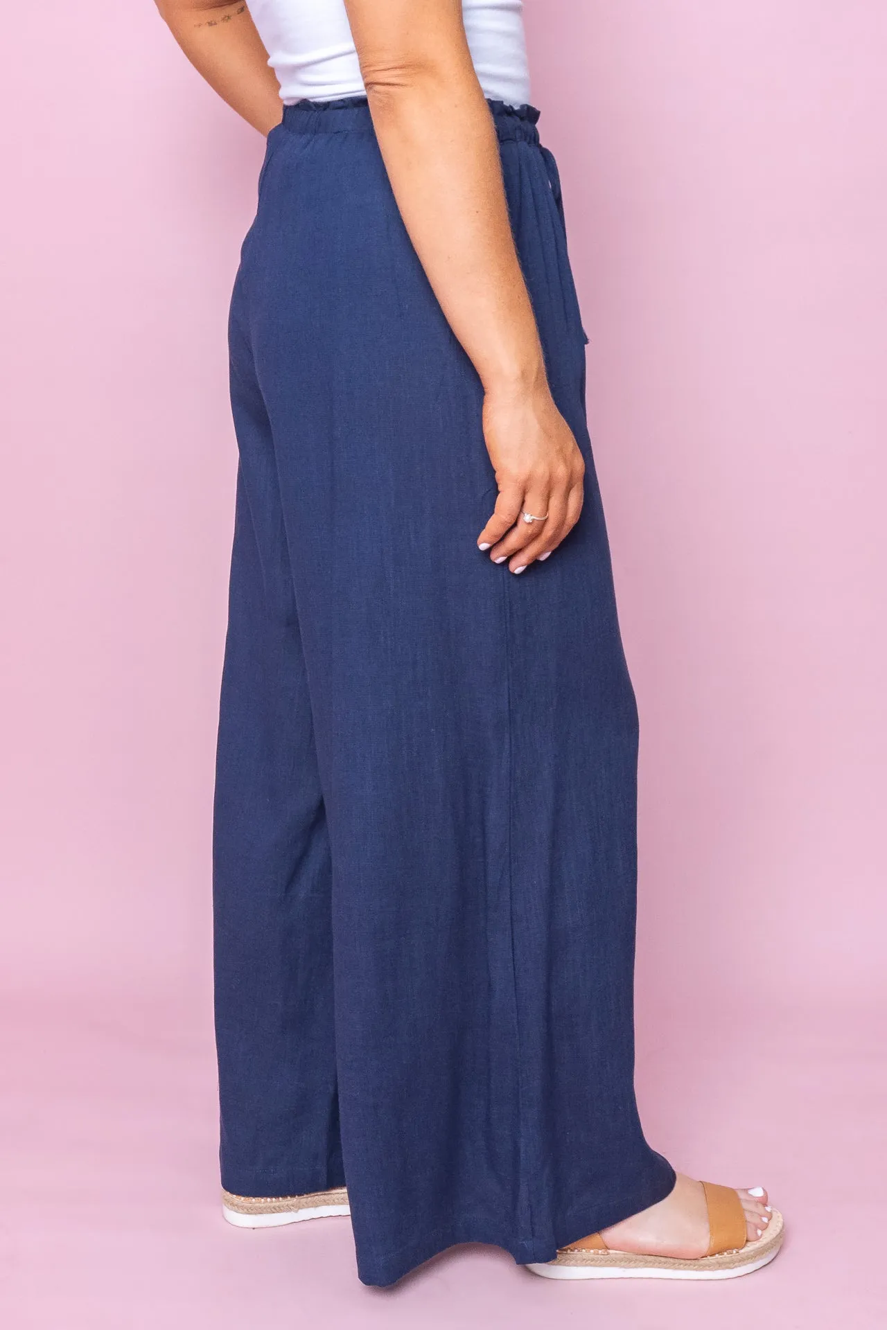 Noa Pants in Navy sold by Always Alice product image thumbnail 4