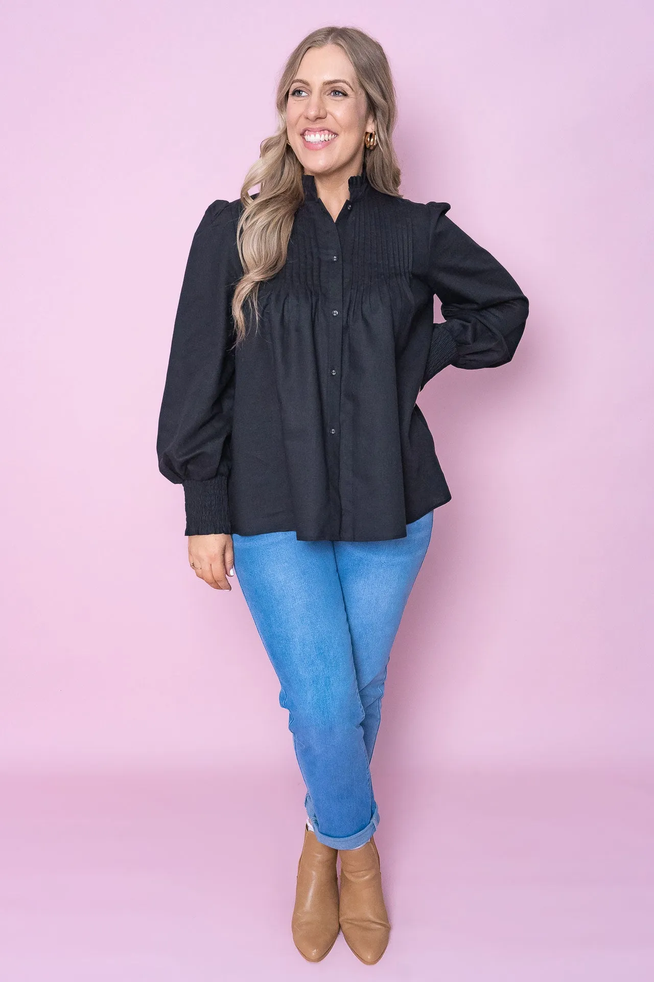 Rosetta Top in Black sold by Always Alice product image thumbnail 2