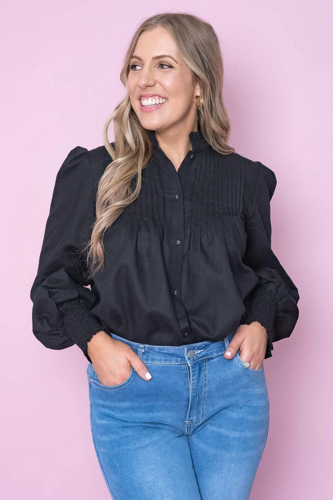 Rosetta Top in Black sold by Always Alice product image thumbnail 3