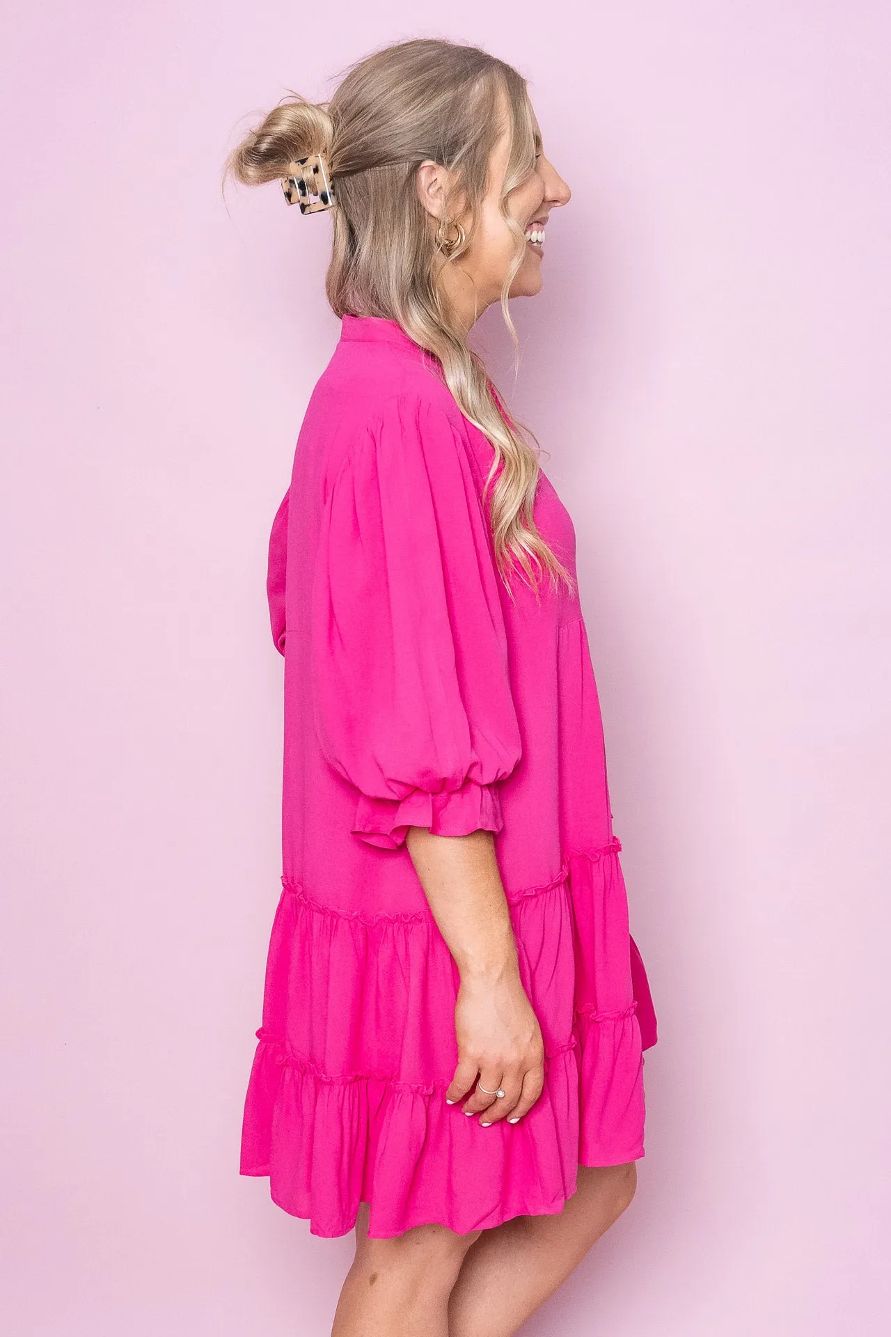 Alwyn Dress in Fuchsia sold by Always Alice product image thumbnail 4