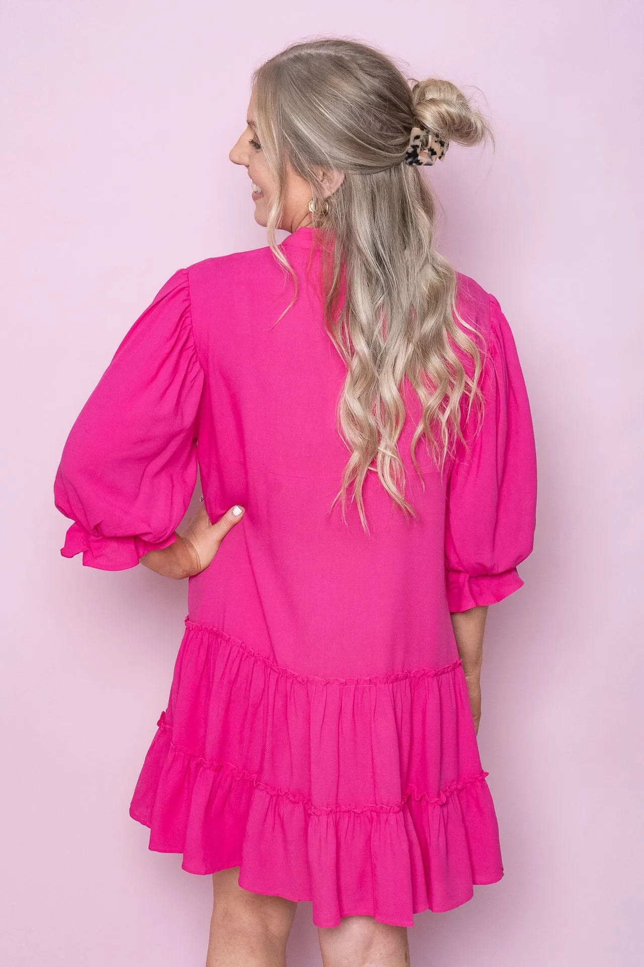 Alwyn Dress in Fuchsia sold by Always Alice product image thumbnail 5