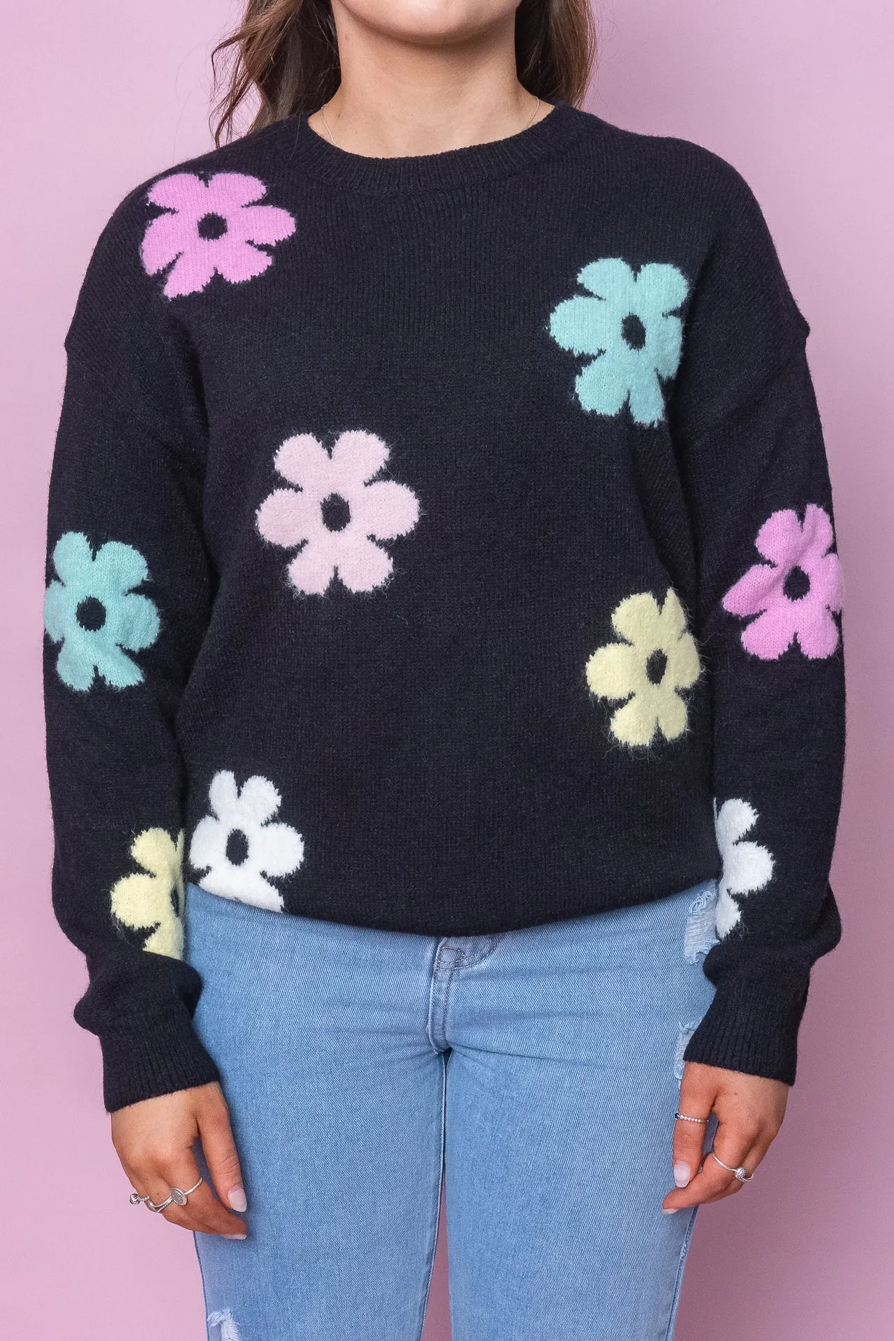 Sallie Knit Jumper in Black sold by Always Alice product image thumbnail 3