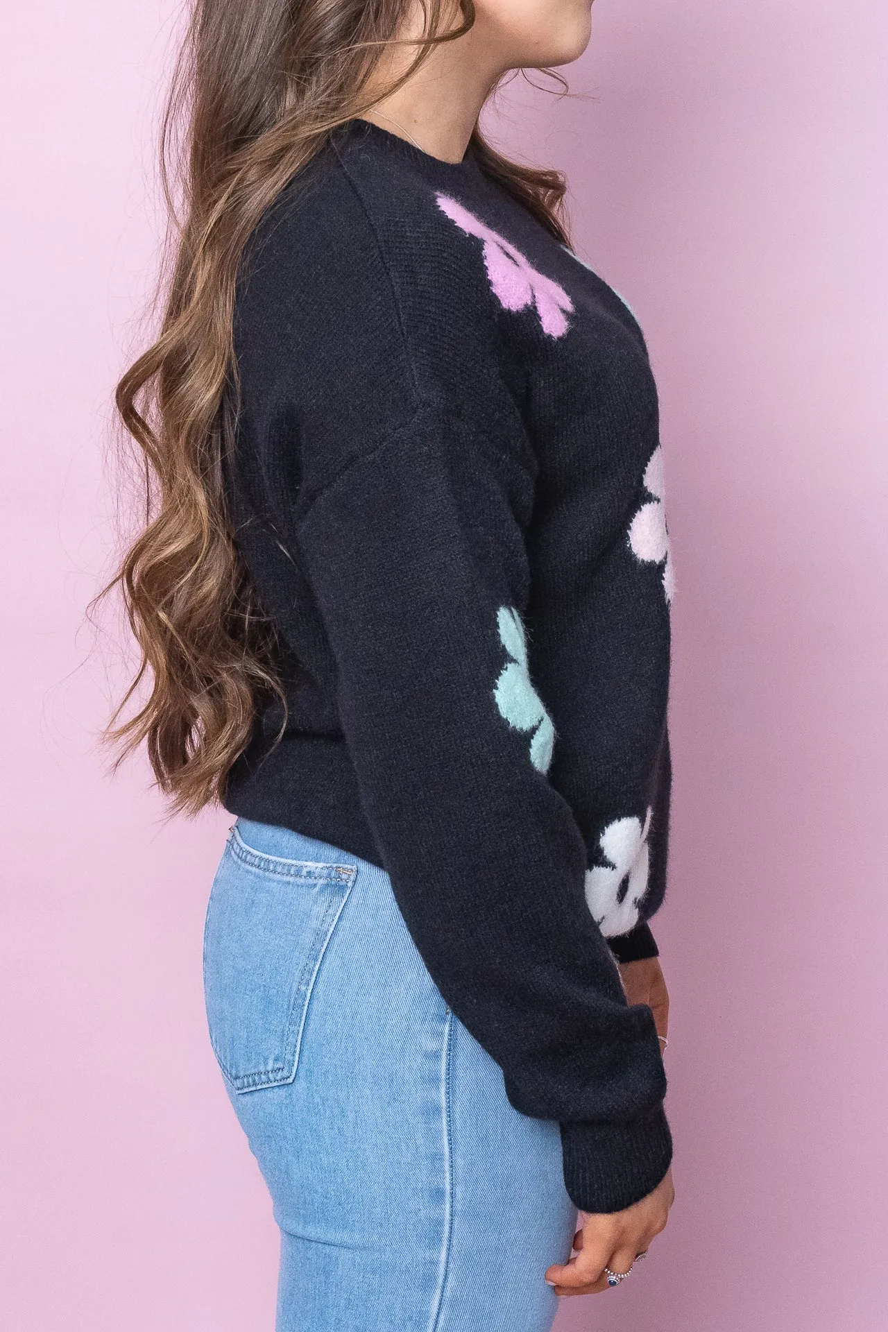 Sallie Knit Jumper in Black sold by Always Alice product image thumbnail 4