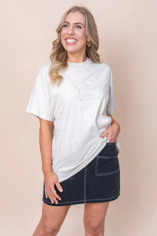 Classic Tee in Oatmeal - All About Eve - Final Sale sold by Always Alice