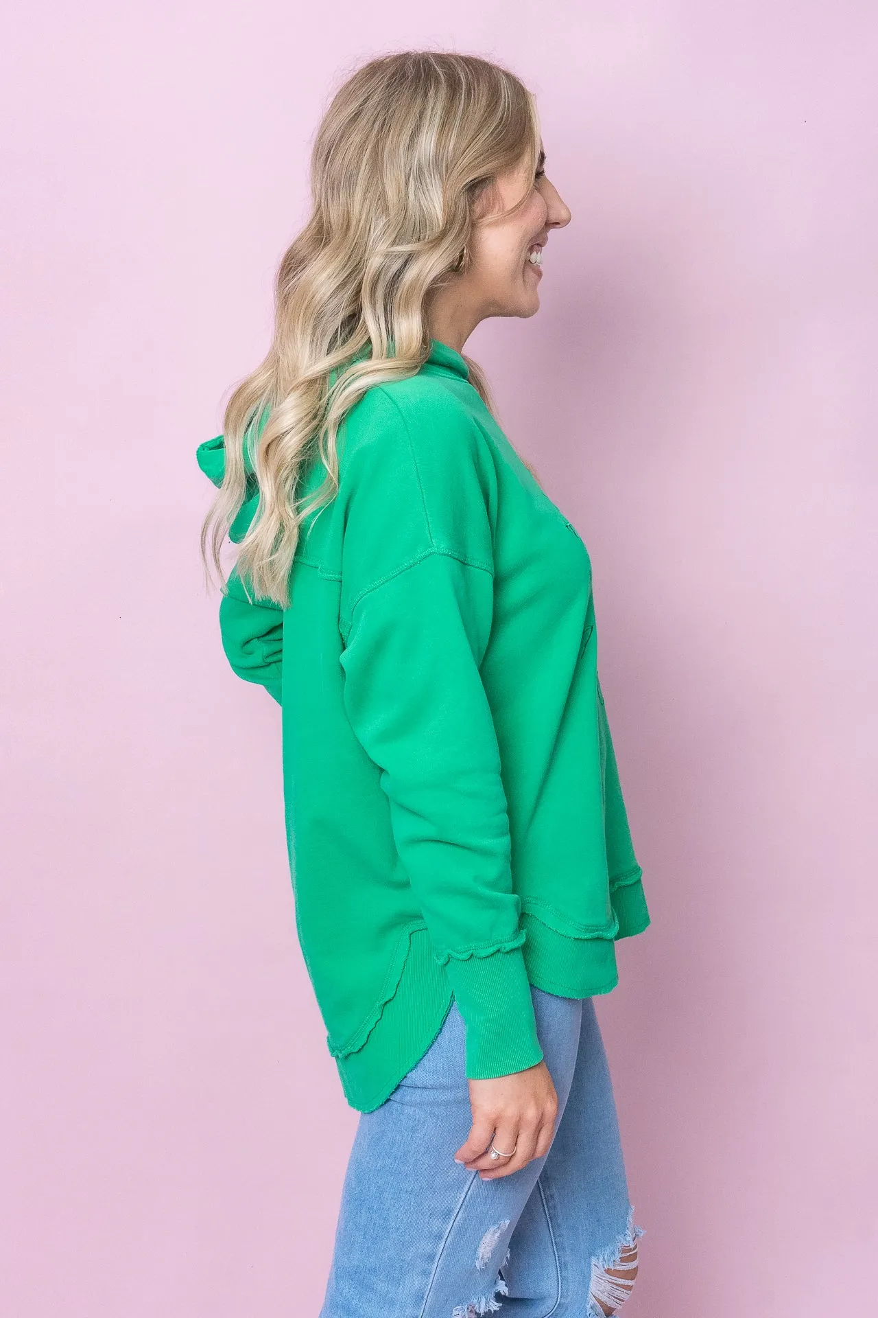 Always Alice Hoodie in Bright Green - Always Alice sold by Always Alice product image thumbnail 4