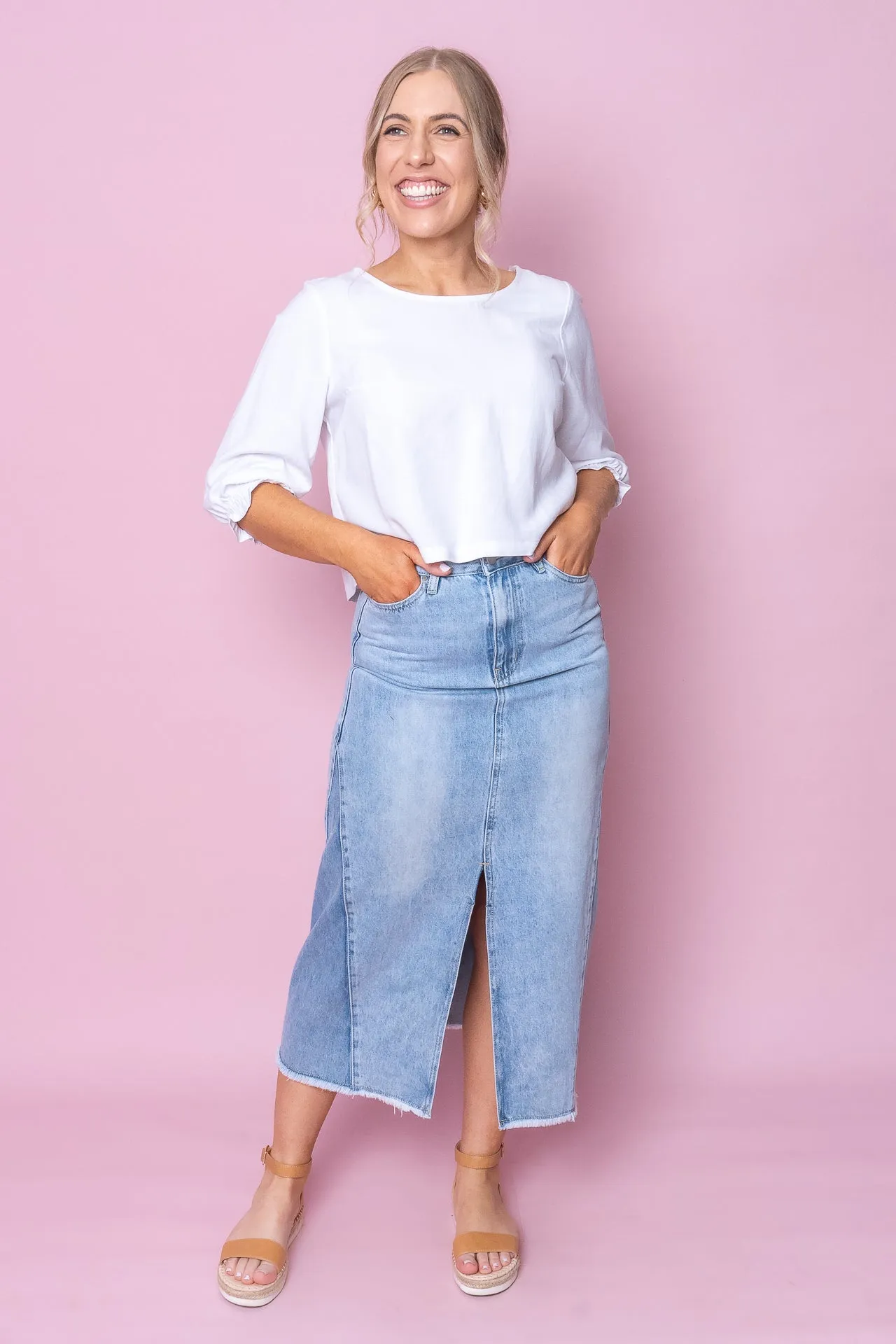 Helene Top in White sold by Always Alice product image thumbnail 2