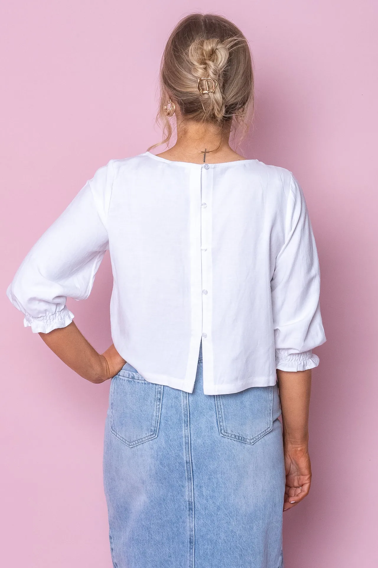 Helene Top in White sold by Always Alice product image thumbnail 4