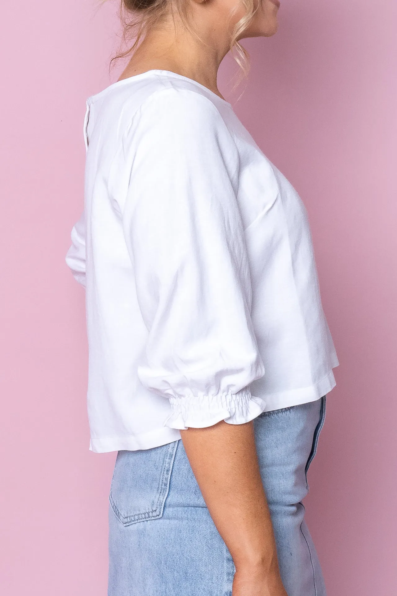 Helene Top in White sold by Always Alice product image thumbnail 3