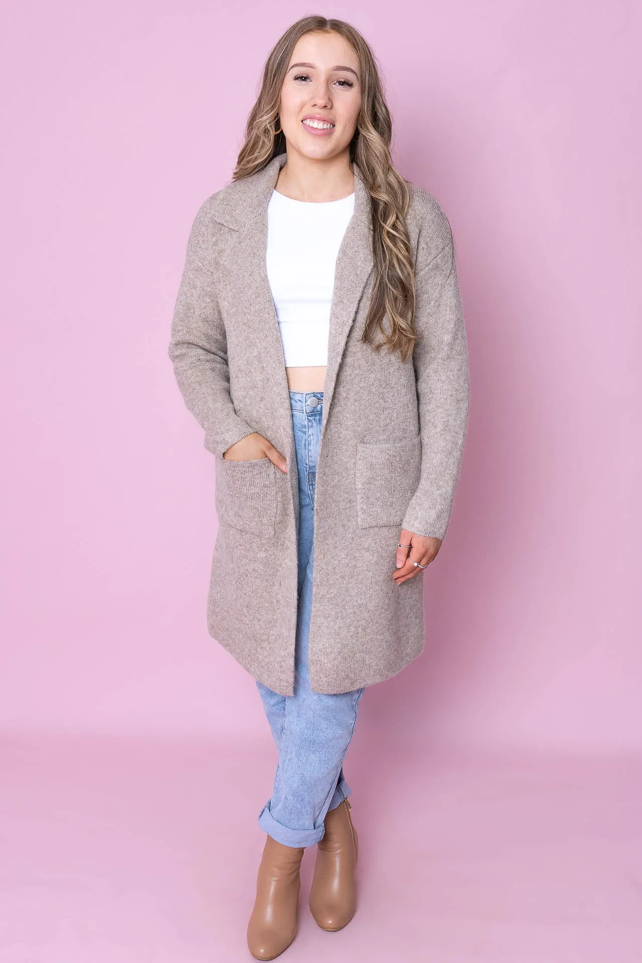 Oslo Coatigan in Mocha sold by Always Alice product image thumbnail 2