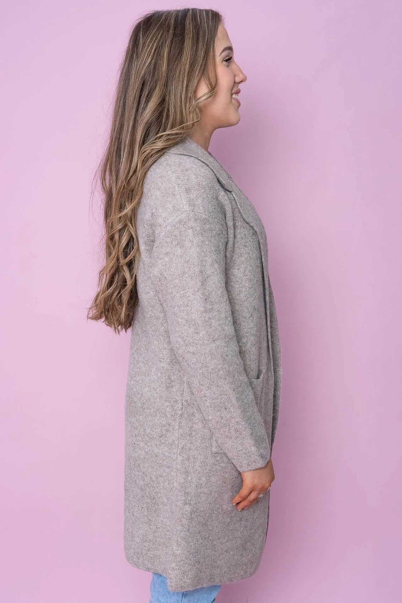 Oslo Coatigan in Mocha sold by Always Alice product image thumbnail 4