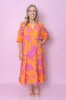 Rhea Dress in Orange sold by Always Alice