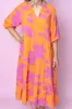 Rhea Dress in Orange sold by Always Alice