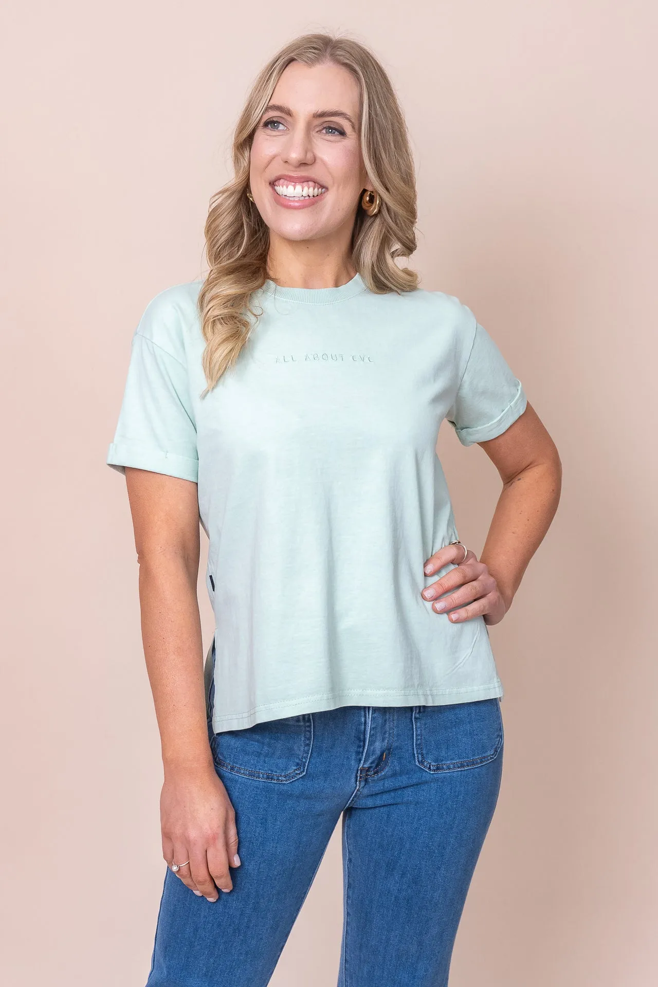 AAE Washed Tee in Surf - All About Eve sold by Always Alice product image thumbnail 2