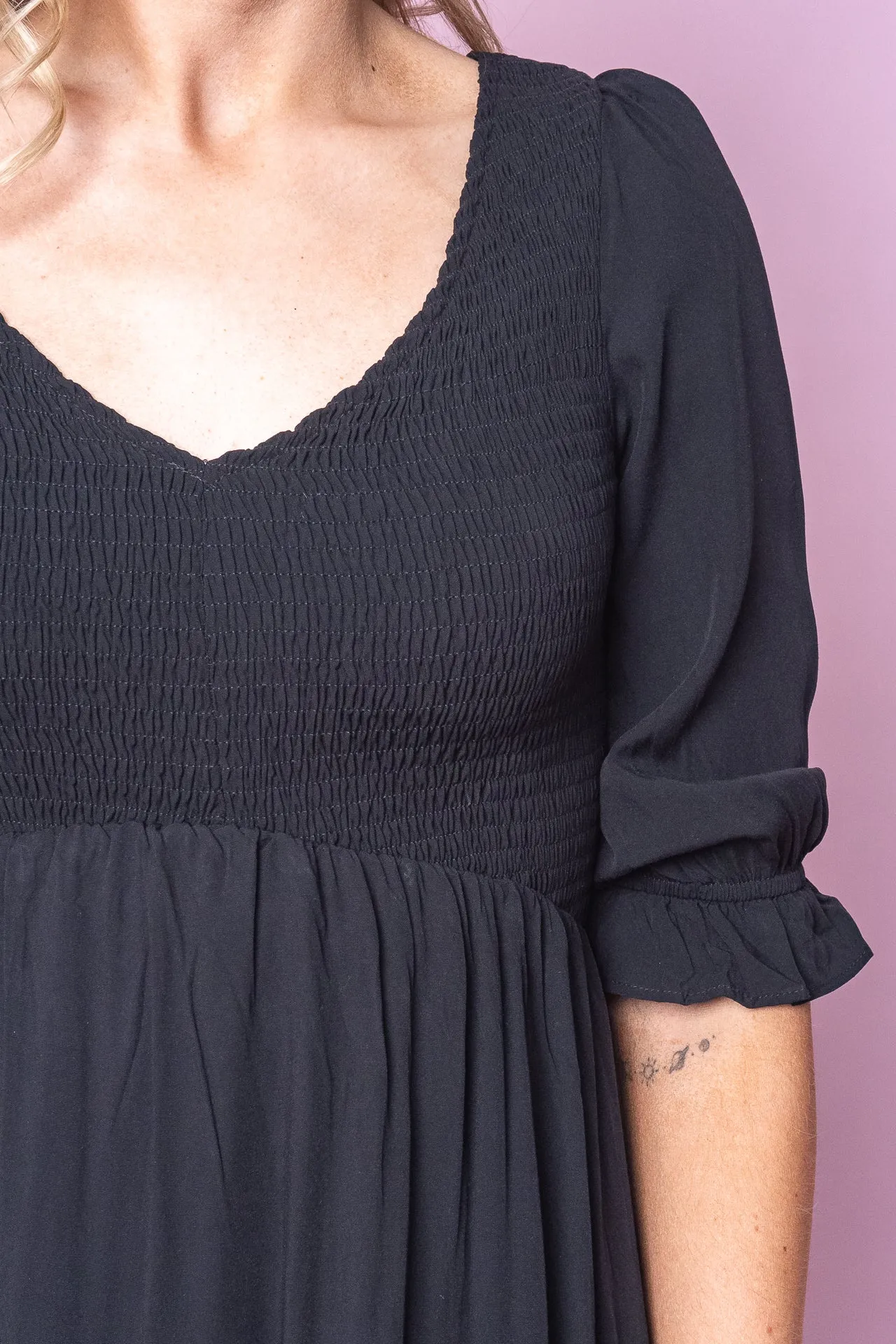 Rhianna Dress in Black - Final Sale sold by Always Alice product image thumbnail 4