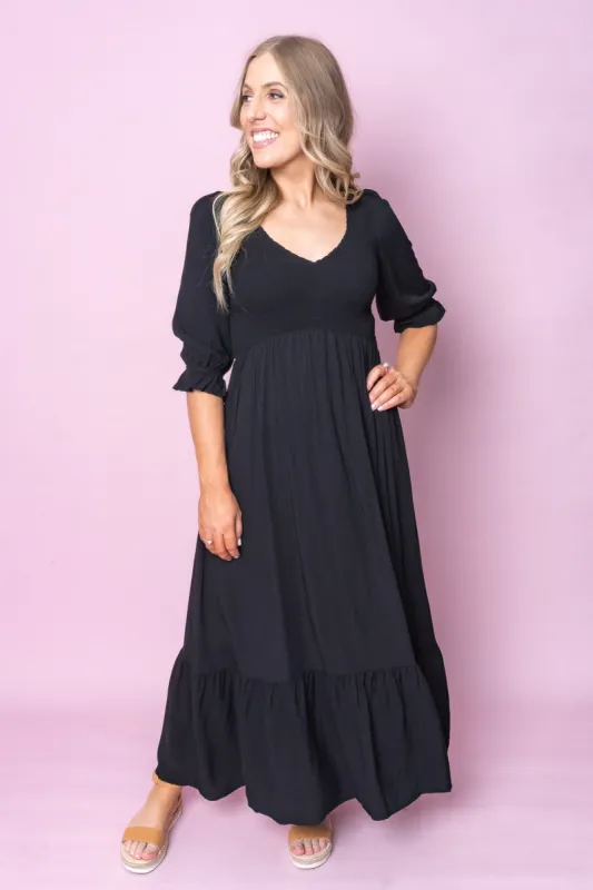 Rhianna Dress in Black - Final Sale sold by Always Alice