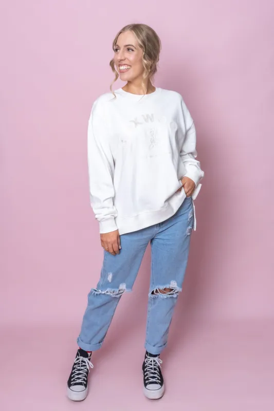 Effortless Crew in Egret - Foxwood sold by Always Alice