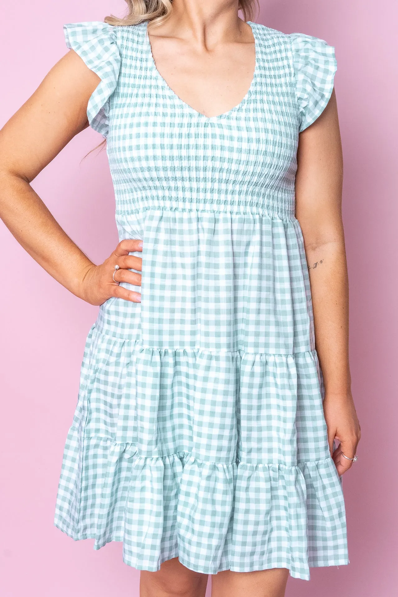 Elly Dress in Green sold by Always Alice product image thumbnail 4
