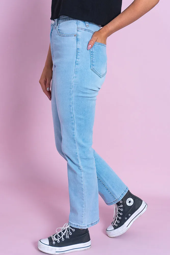 Uzi Jeans in Light Denim sold by Always Alice product image thumbnail 3