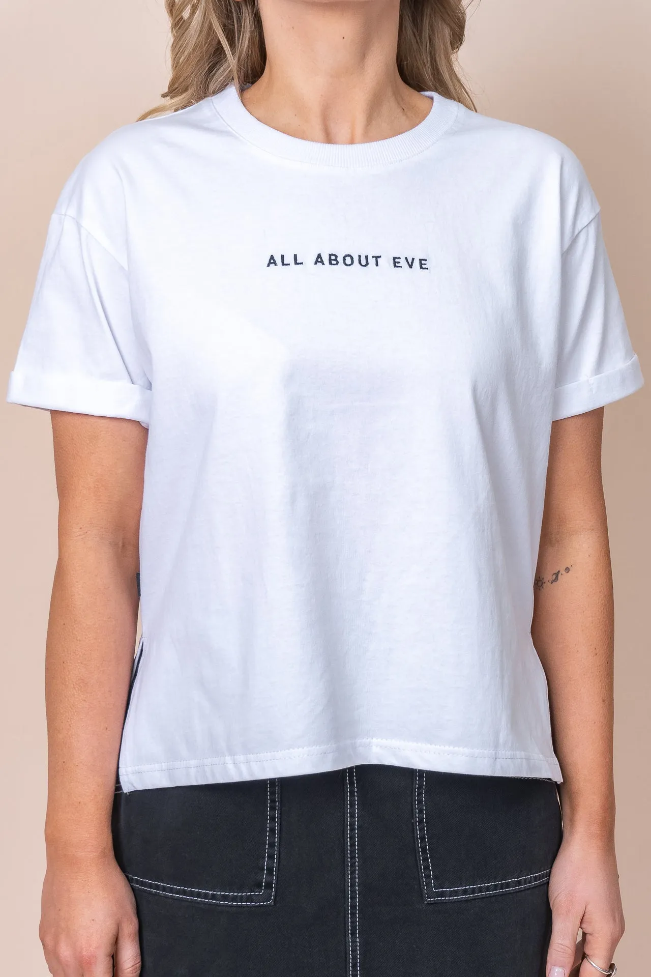 AAE Washed Tee in White - All About Eve sold by Always Alice product image thumbnail 3