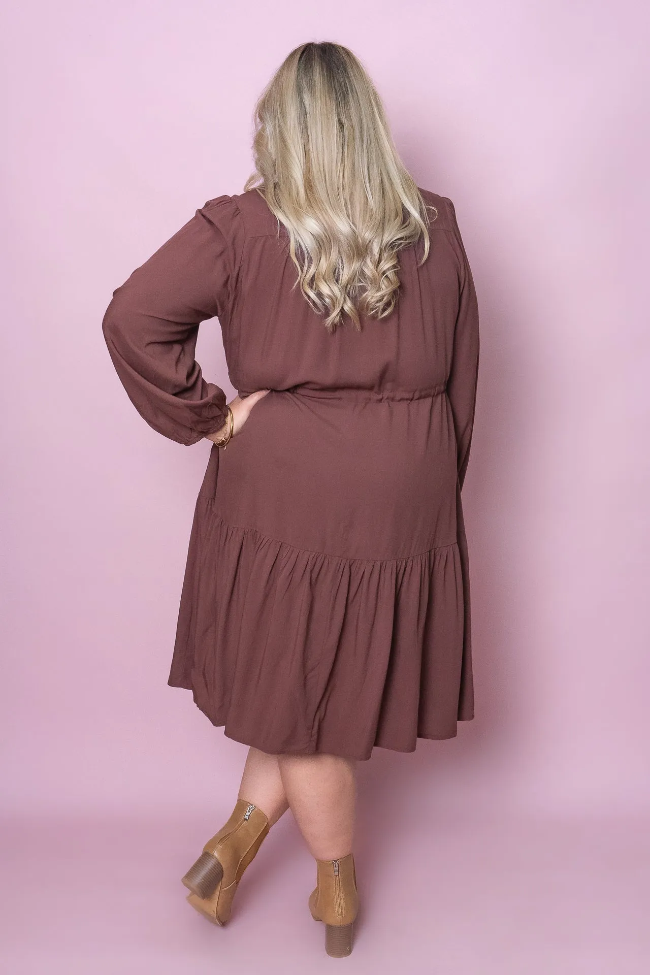 Dixie Dress in Chocolate - Final Sale sold by Always Alice product image thumbnail 4