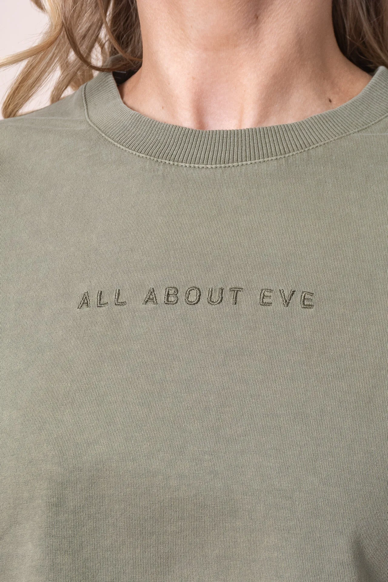 AAE Washed Tee in Khaki - All About Eve sold by Always Alice product image thumbnail 4