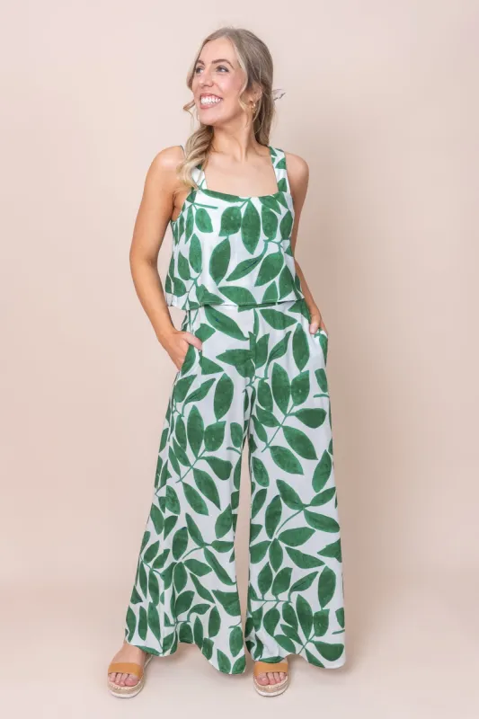 Jade Jumpsuit in Green sold by Always Alice