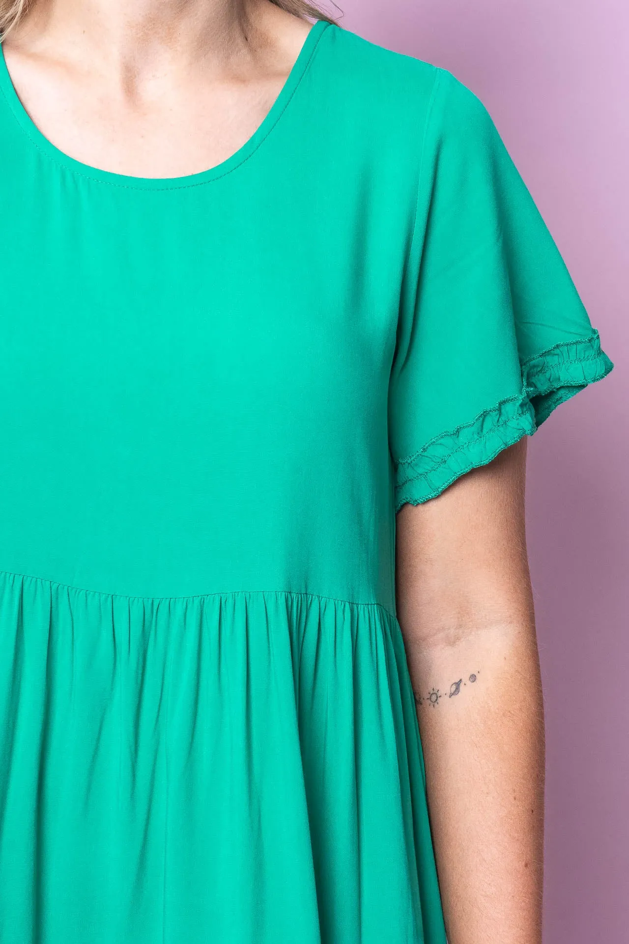 Verina Midi Dress in Emerald sold by Always Alice product image thumbnail 5