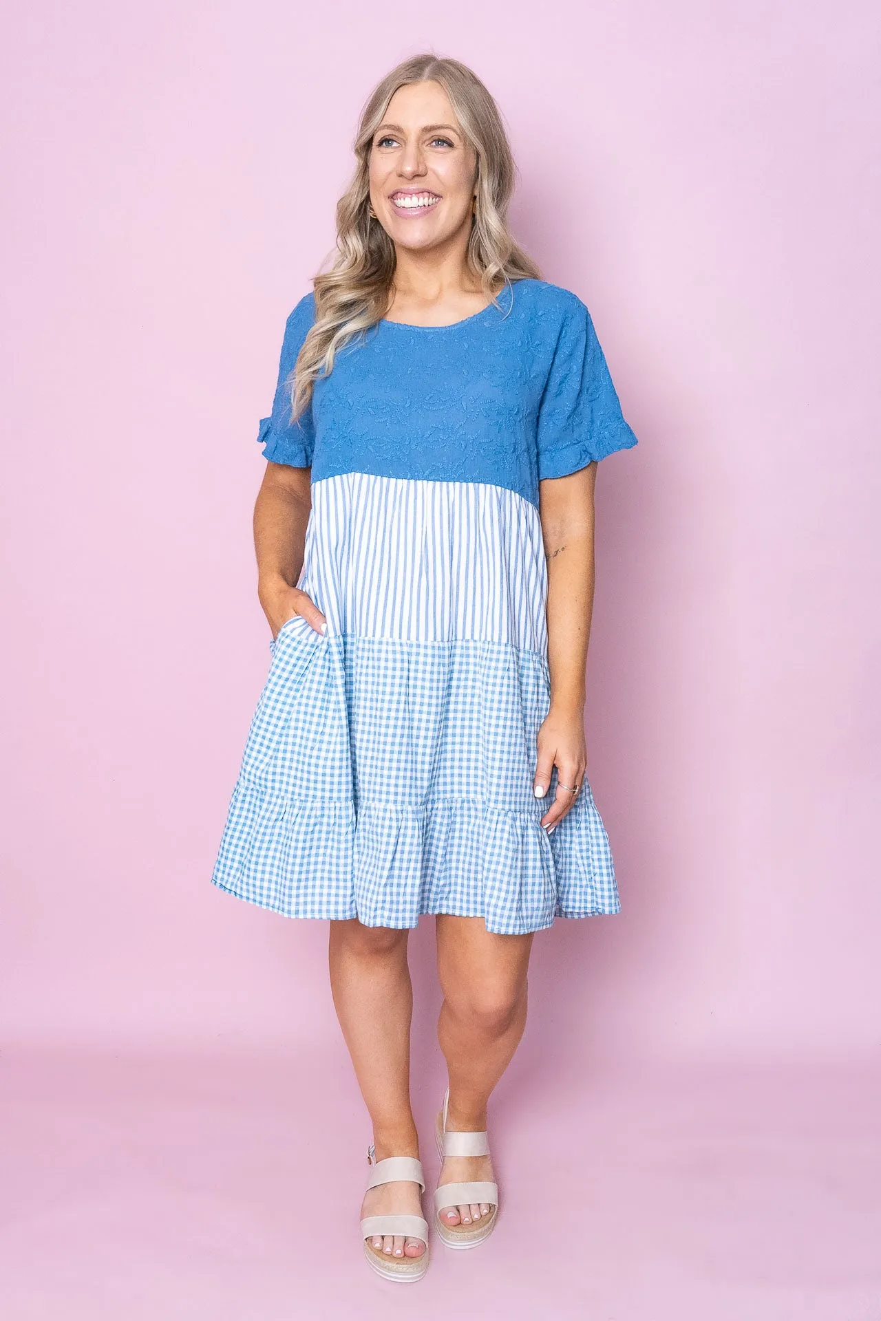 Zahava Dress in Blue sold by Always Alice