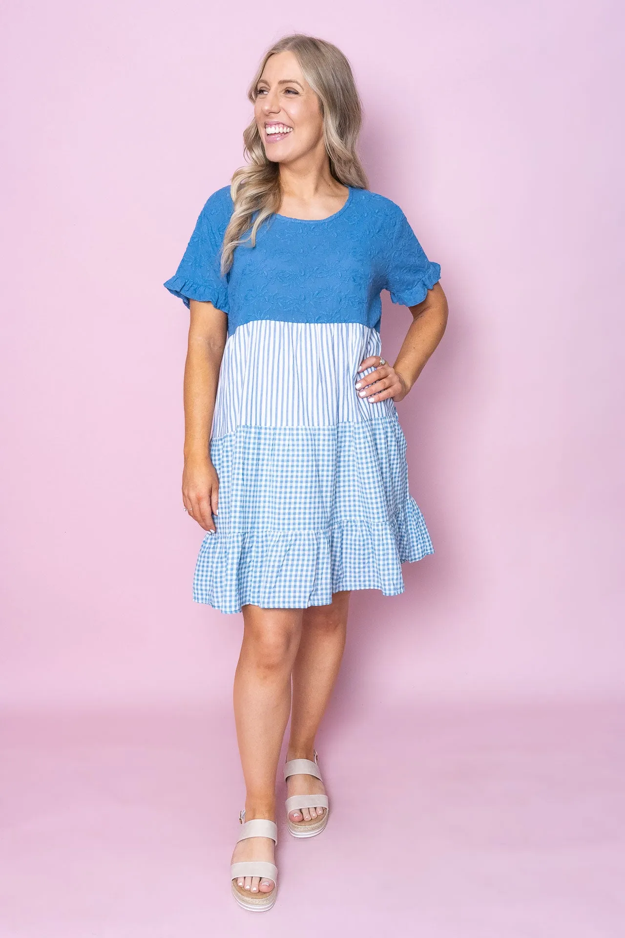 Zahava Dress in Blue sold by Always Alice product image thumbnail 3