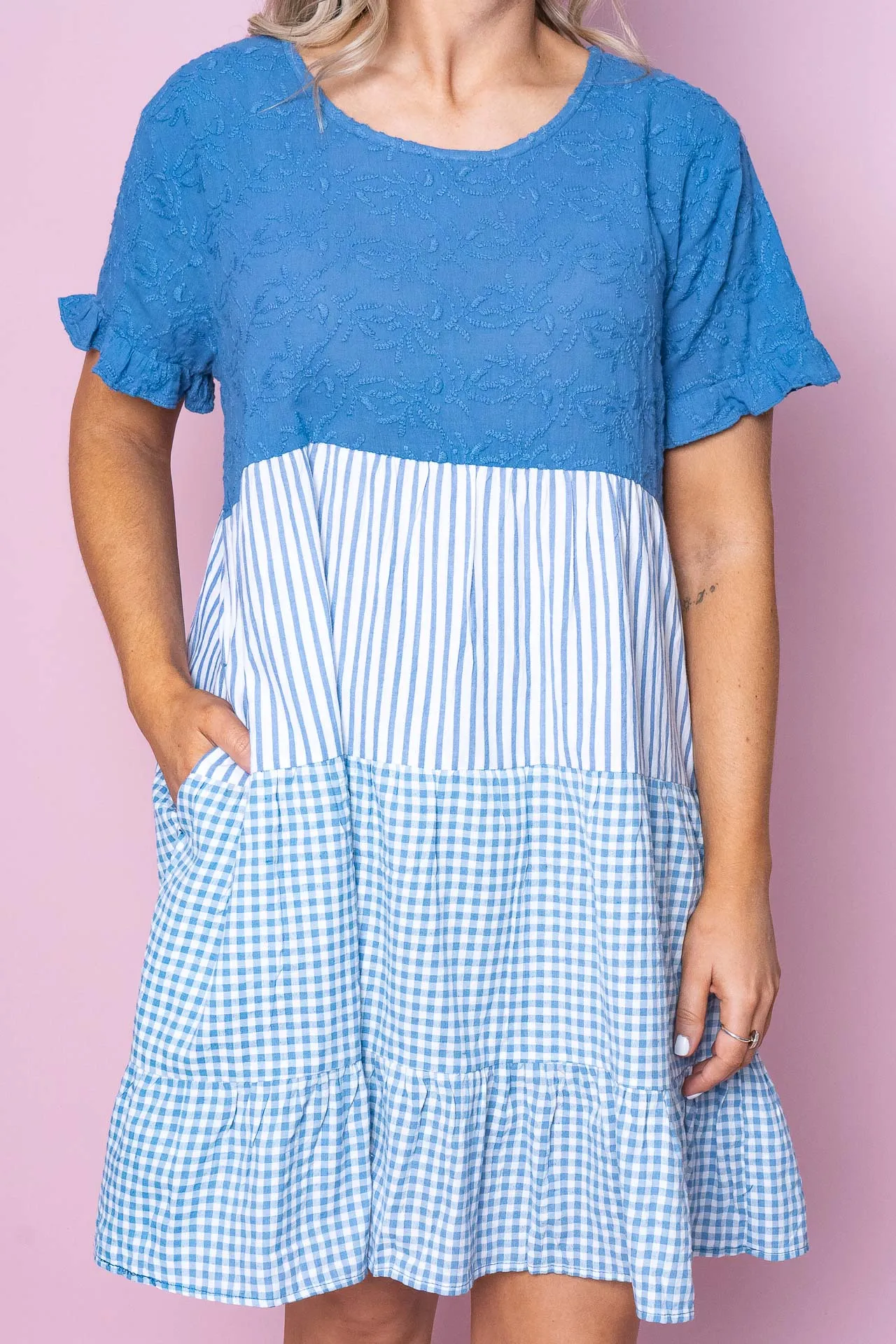 Zahava Dress in Blue sold by Always Alice product image thumbnail 4