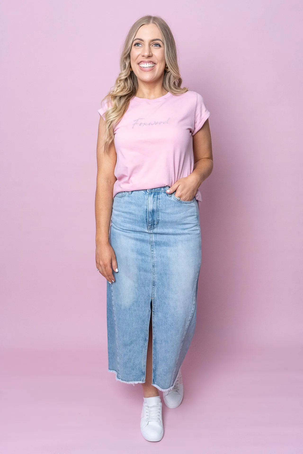 Signature Tee in Pink Nectar - Foxwood sold by Always Alice product image thumbnail 4