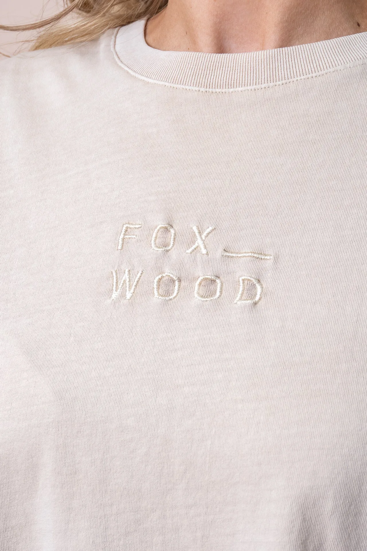 Huntleigh Oversized Tee in Oat - Foxwood sold by Always Alice product image thumbnail 3