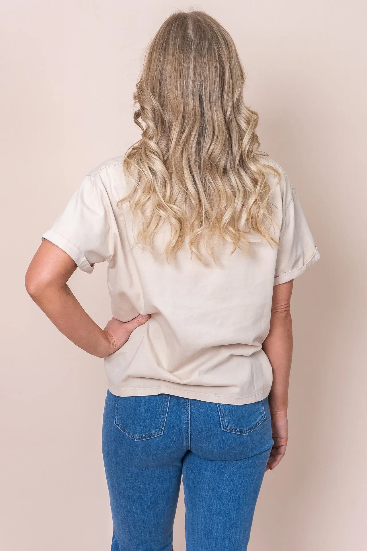 Huntleigh Oversized Tee in Oat - Foxwood sold by Always Alice product image thumbnail 5