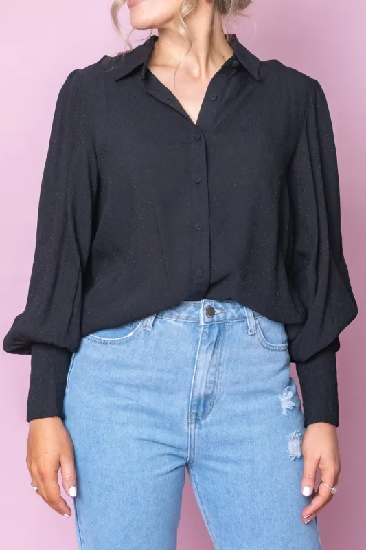 Irina Shirt in Black sold by Always Alice
