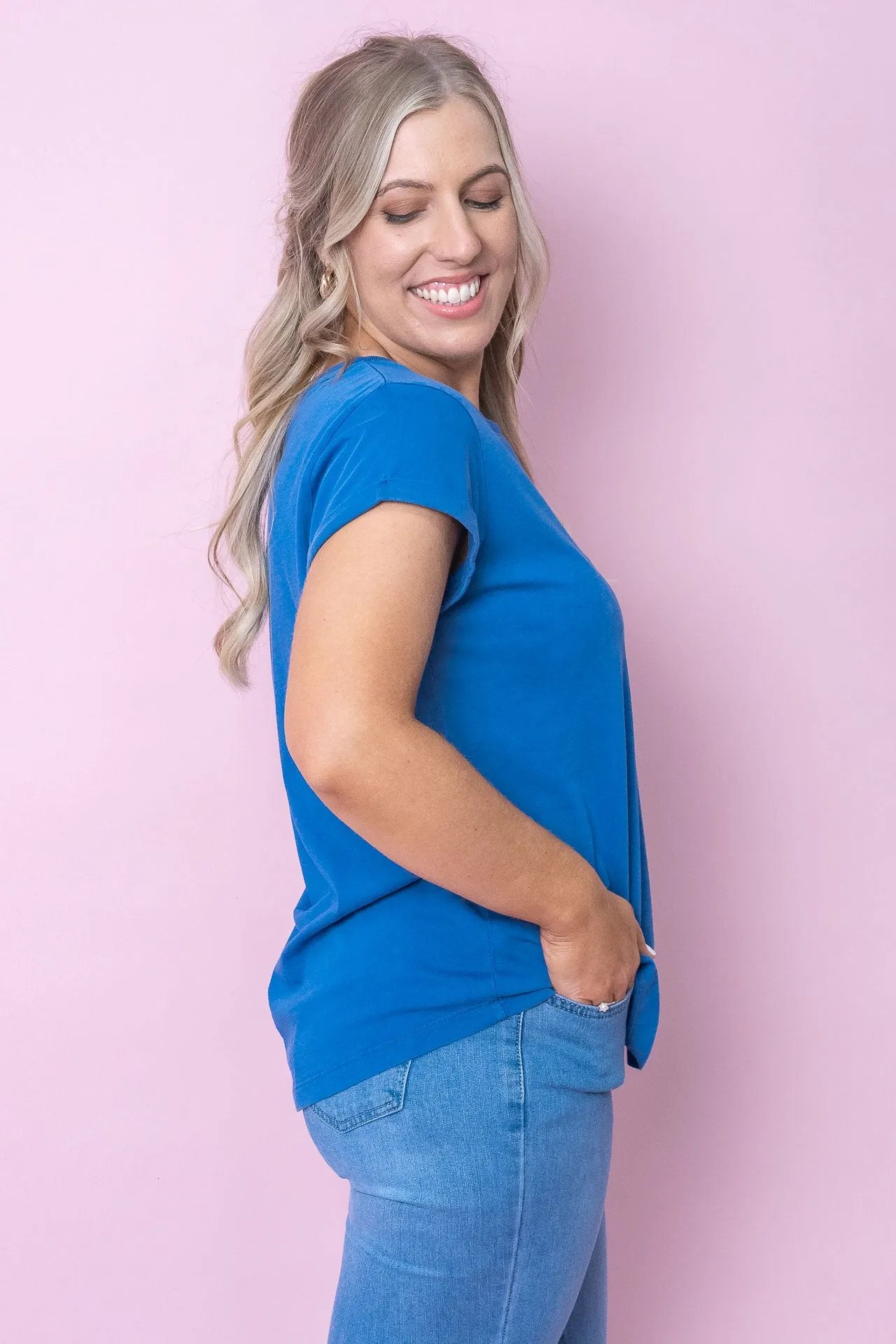 Signature Tee in Blue - Foxwood sold by Always Alice product image thumbnail 5