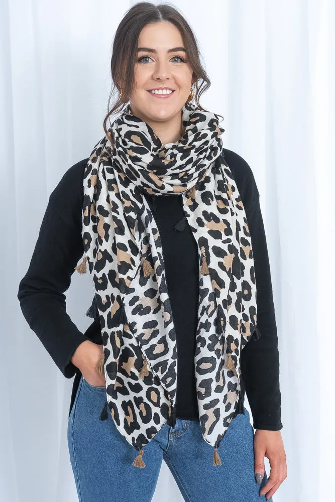 Lena Scarf in Leopard sold by Always Alice product image thumbnail 3
