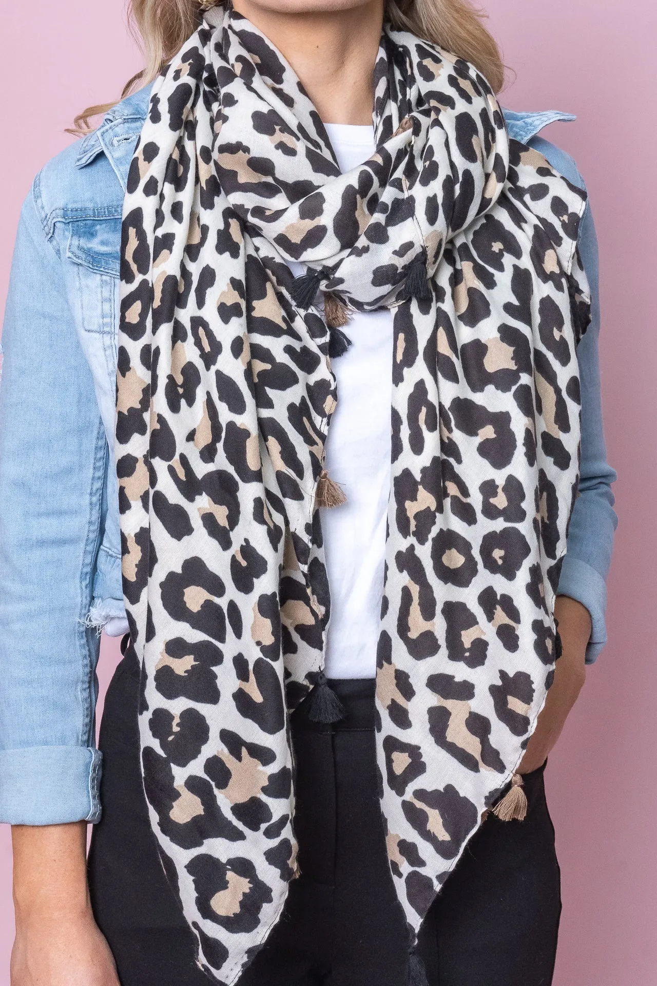 Lena Scarf in Leopard sold by Always Alice product image thumbnail 2