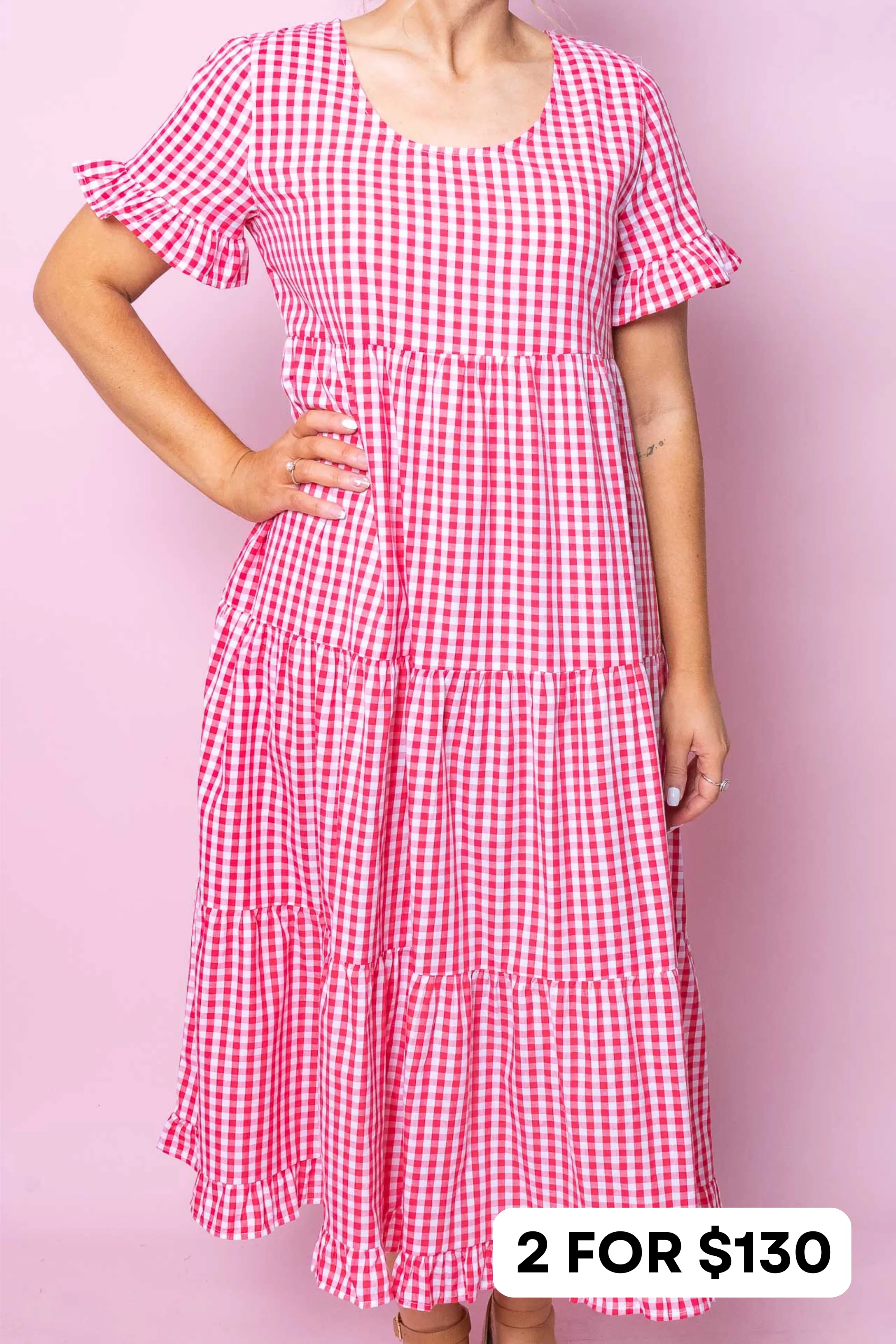 Dally Dress in Red - Final Sale sold by Always Alice product image thumbnail 2