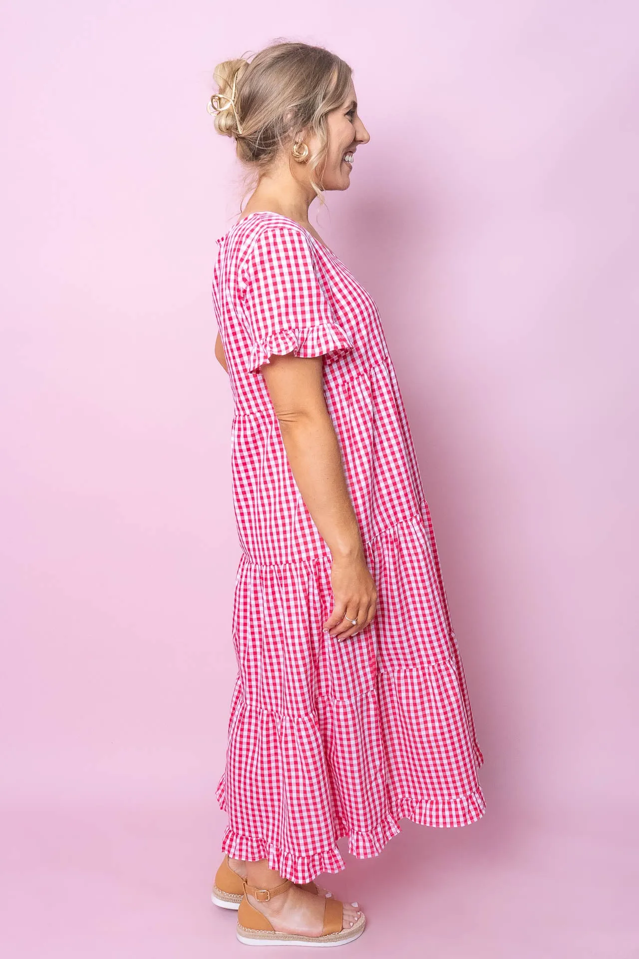 Dally Dress in Red - Final Sale sold by Always Alice product image thumbnail 3