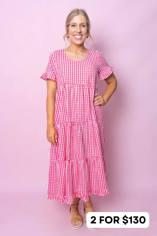 Dally Dress in Red - Final Sale sold by Always Alice