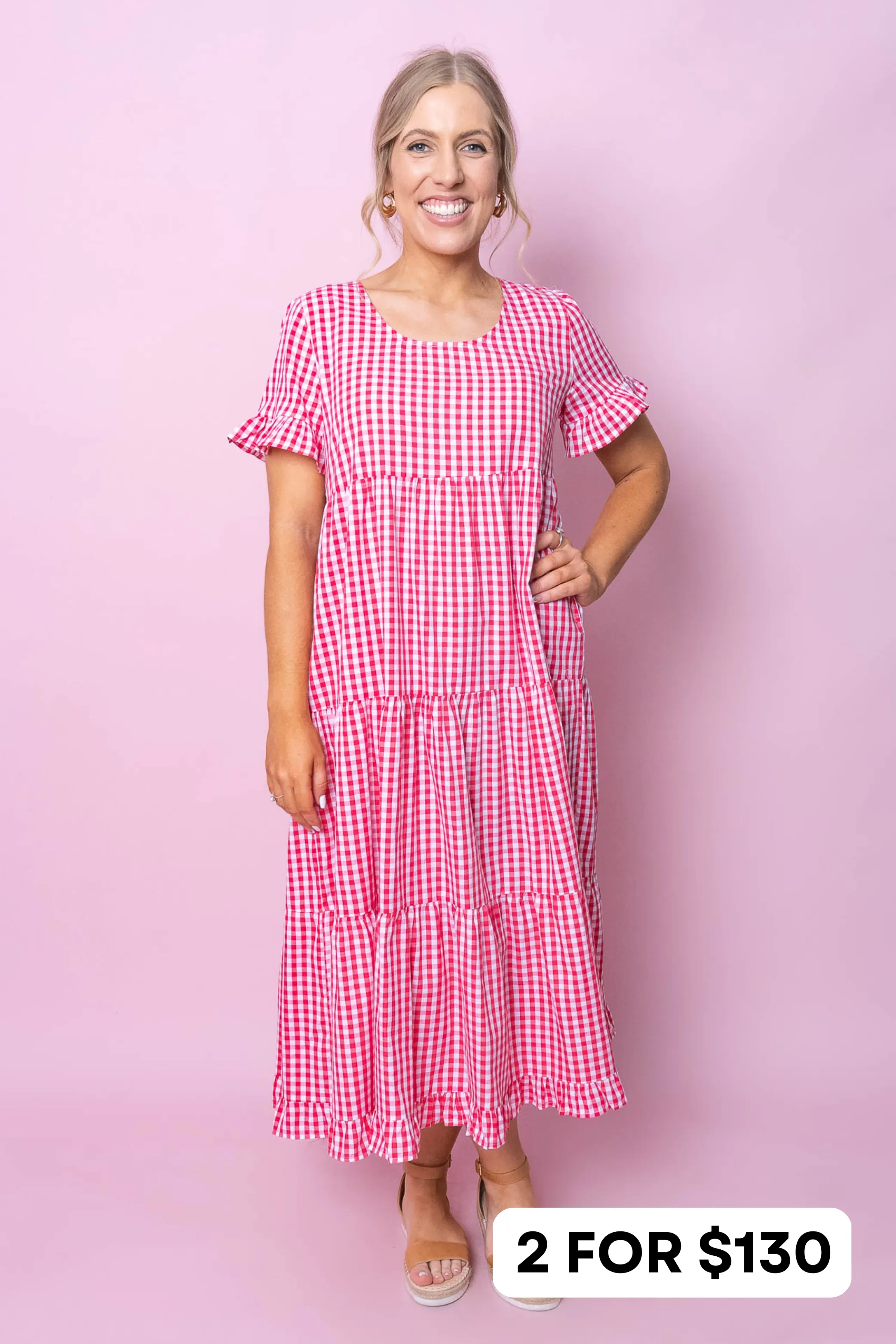 Dally Dress in Red - Final Sale sold by Always Alice