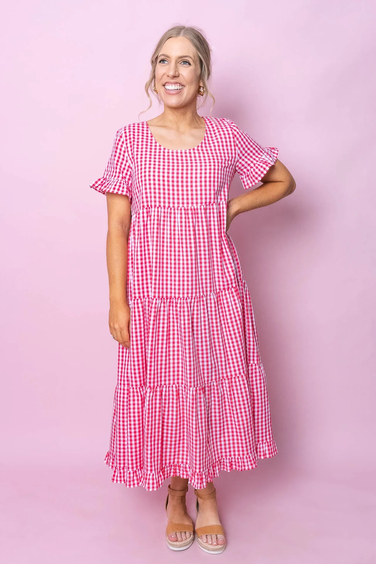 Dally Dress in Red - Final Sale sold by Always Alice product image thumbnail 5