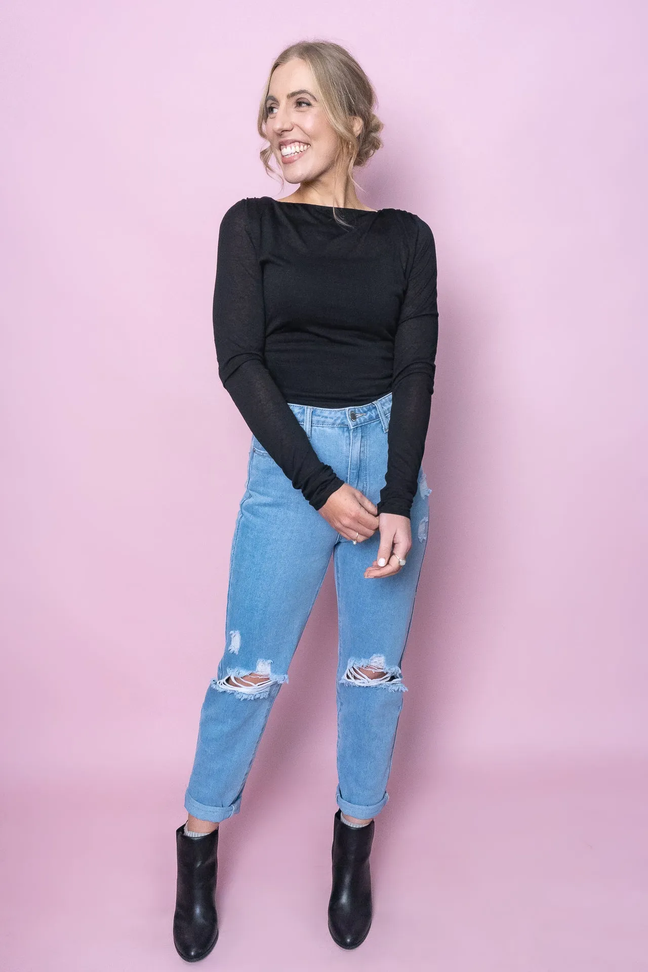 Erica Top in Black - Final Sale sold by Always Alice product image thumbnail 2