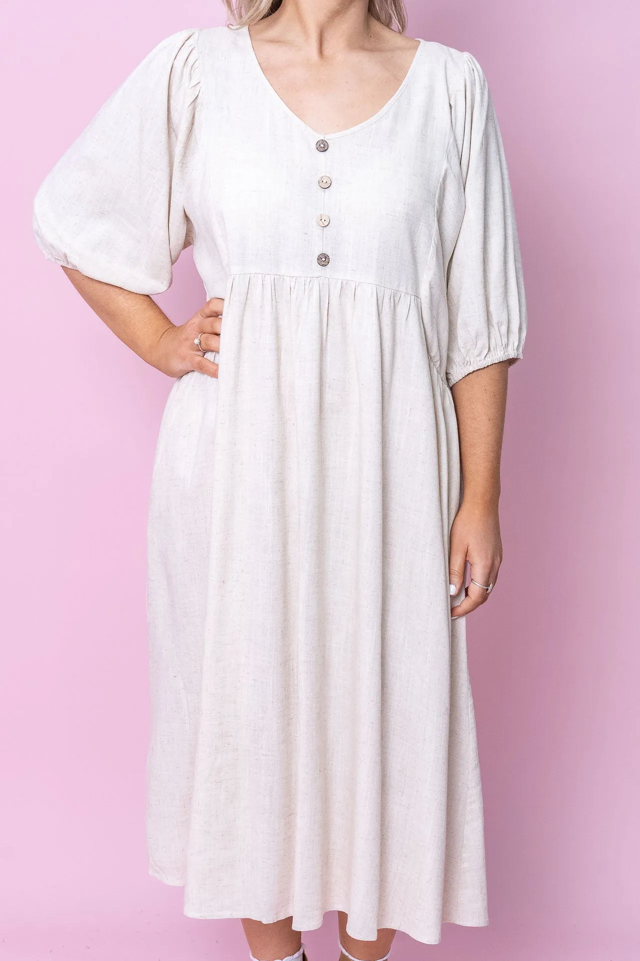 Emery Midi Dress in Sand sold by Always Alice product image thumbnail 4