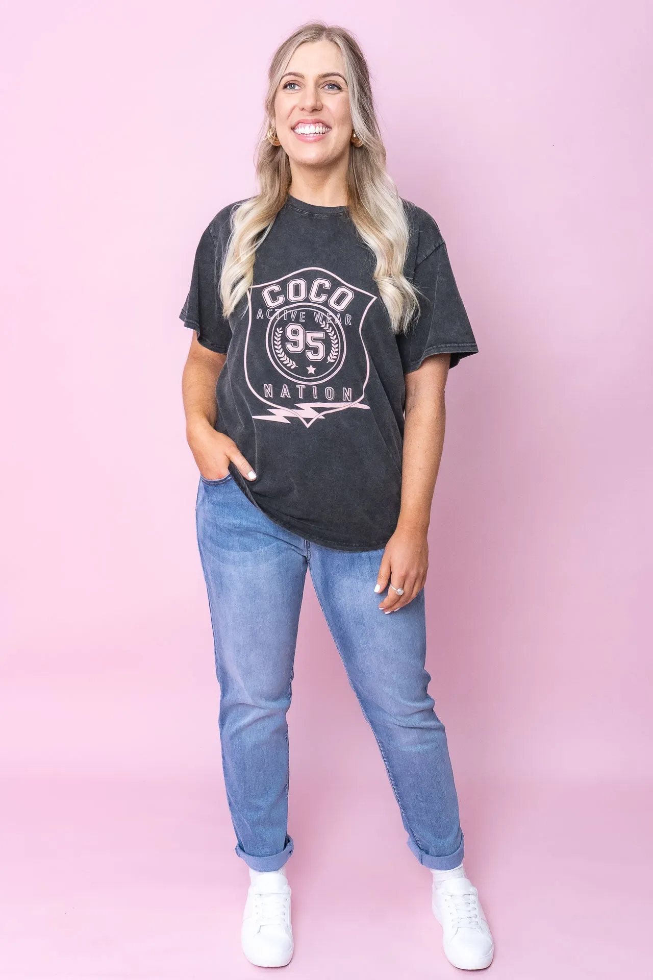 Tris Tee in Black sold by Always Alice