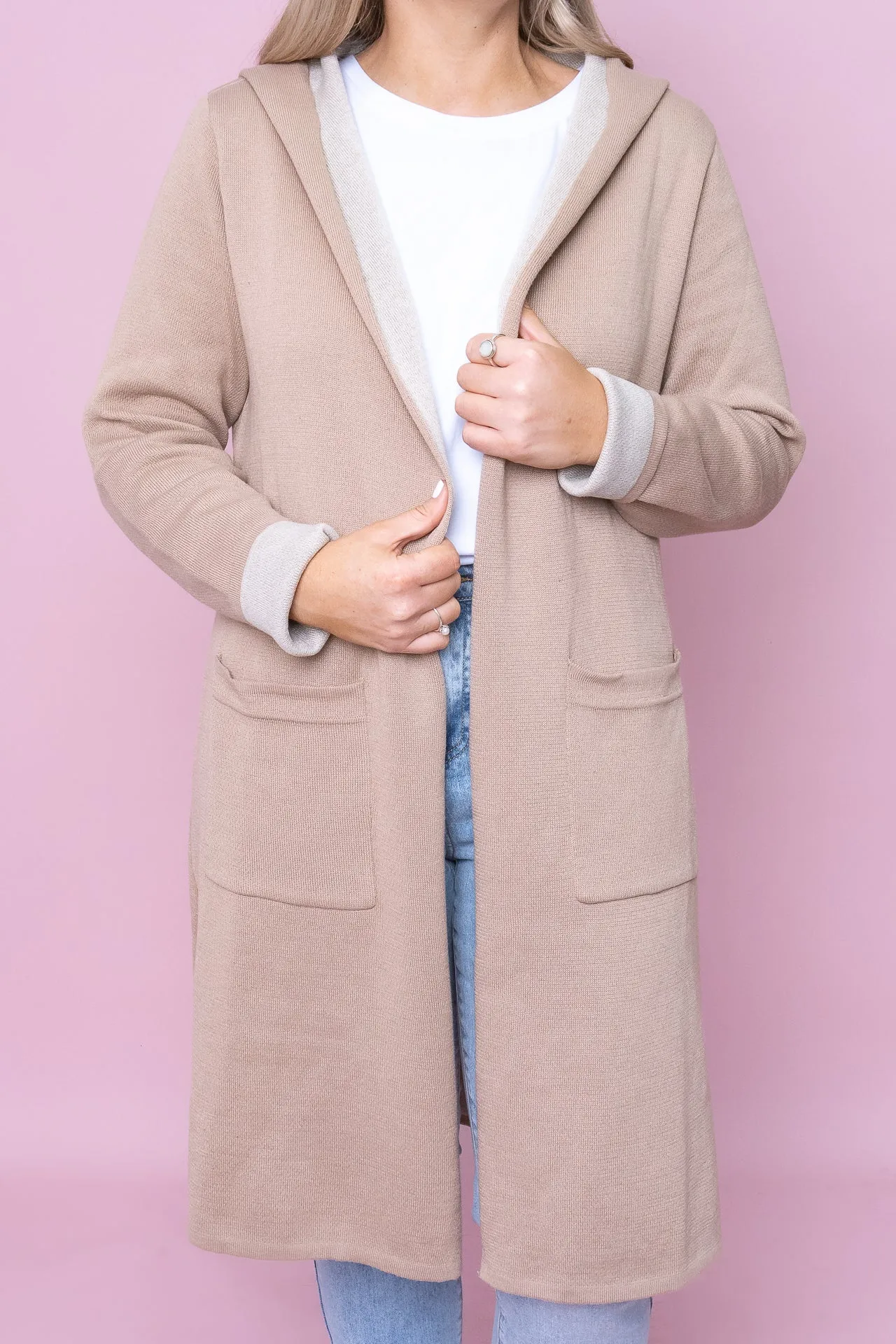 Phoebe Cardigan in Latte sold by Always Alice product image thumbnail 3