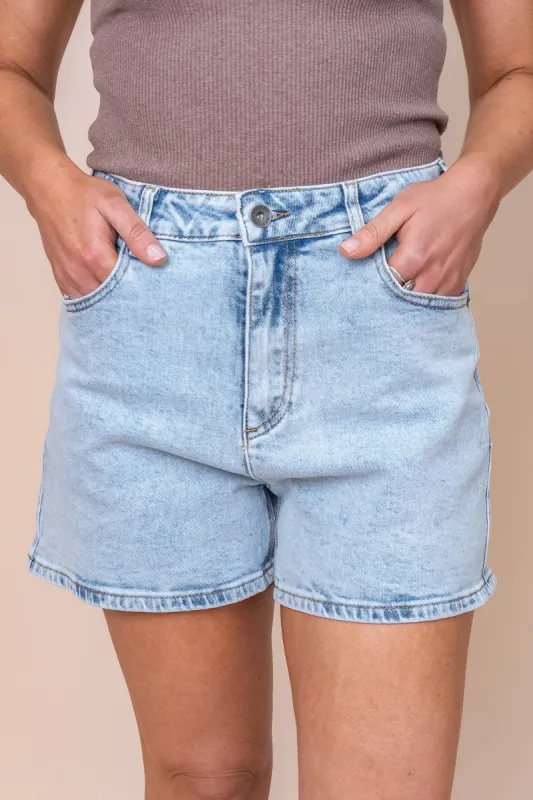Kyia Shorts in Bleach Denim - Silent Theory - Final Sale sold by Always Alice